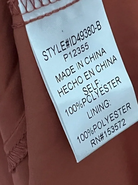 Bohme Eyelet long Dress in Dusty Rose - - Picture 3 of 4